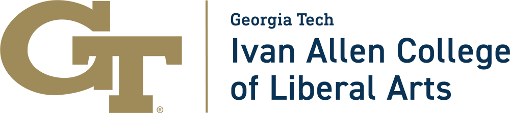 The words "Georgia Tech Ivan Allen College of Liberal Arts" printed next to Georgia Tech's overlapping GT logo.